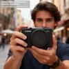 Силиконовый чехол для Canon G7X Mark II – Съемная крышка объектива + Защитная пленка для экрана, 2 шт.