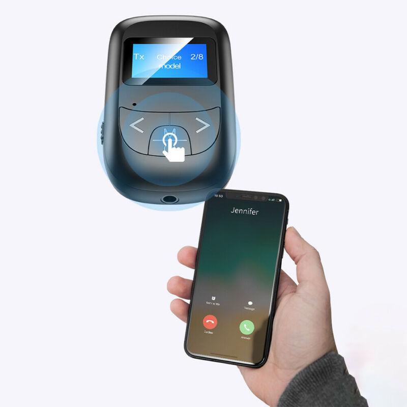 Новый Bluetooth 5.0 адаптер ЖК-экран дисплей Bluetooth приемник передатчик два в одном громкая связь