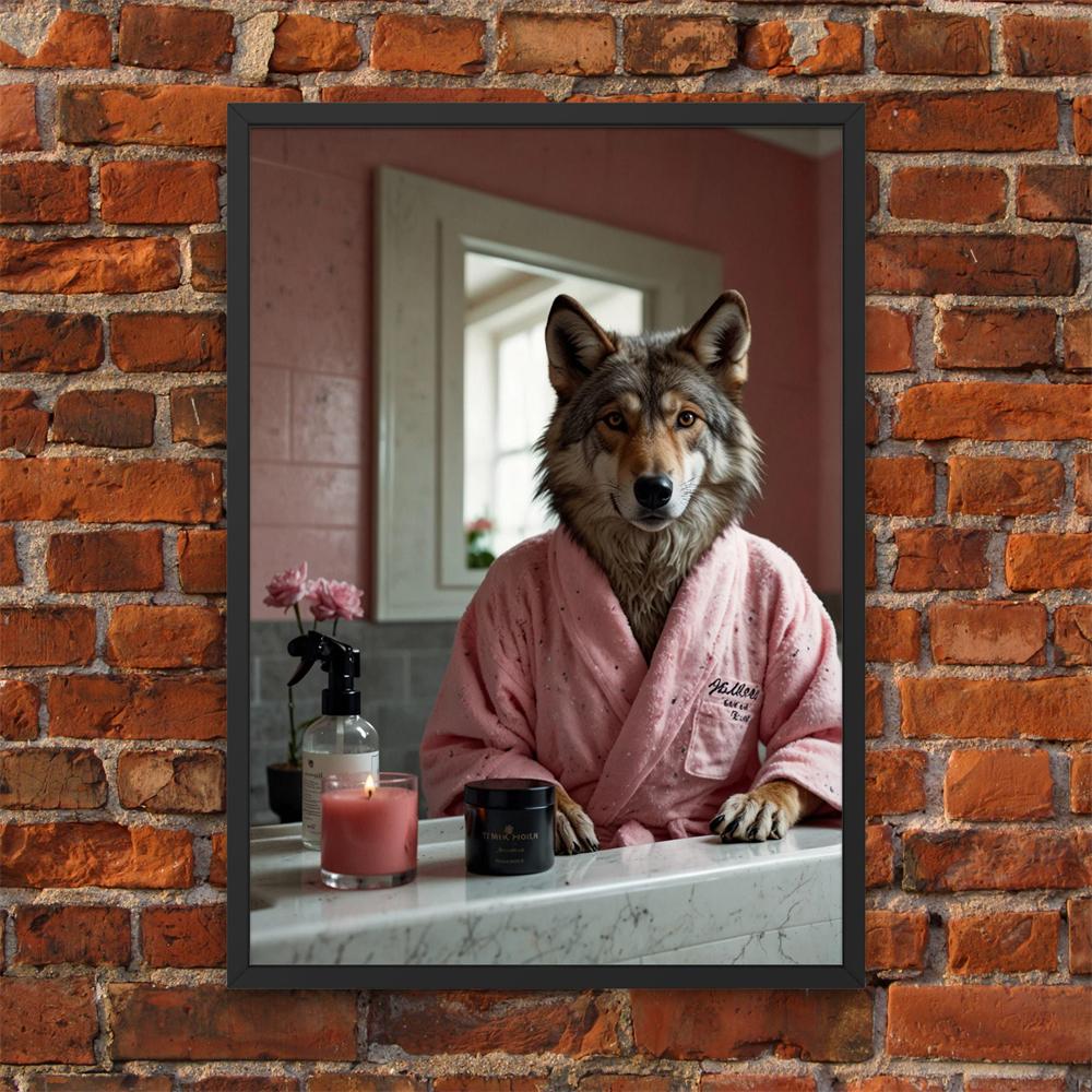 Nice Ass Donkey Bathroom Poster Humorous Farmhouse Wall Art Cheeky Retro Bathroom Art Prints Funny Animal Canvas Painting