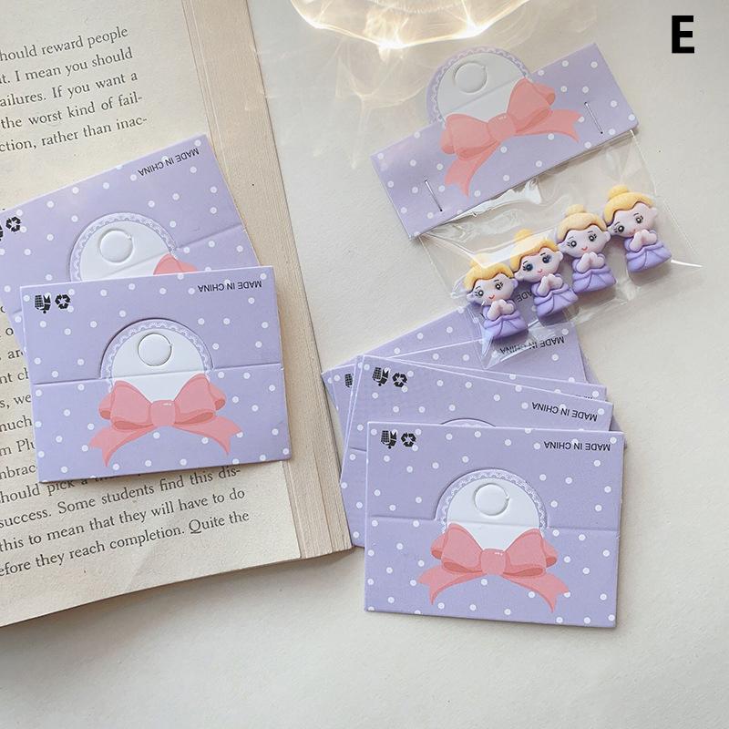 100Pcs Foldable Packaging Paper Cards Bow Cards For Handmade Jewelry Retail Hang Tag Flowers Display Cardboard