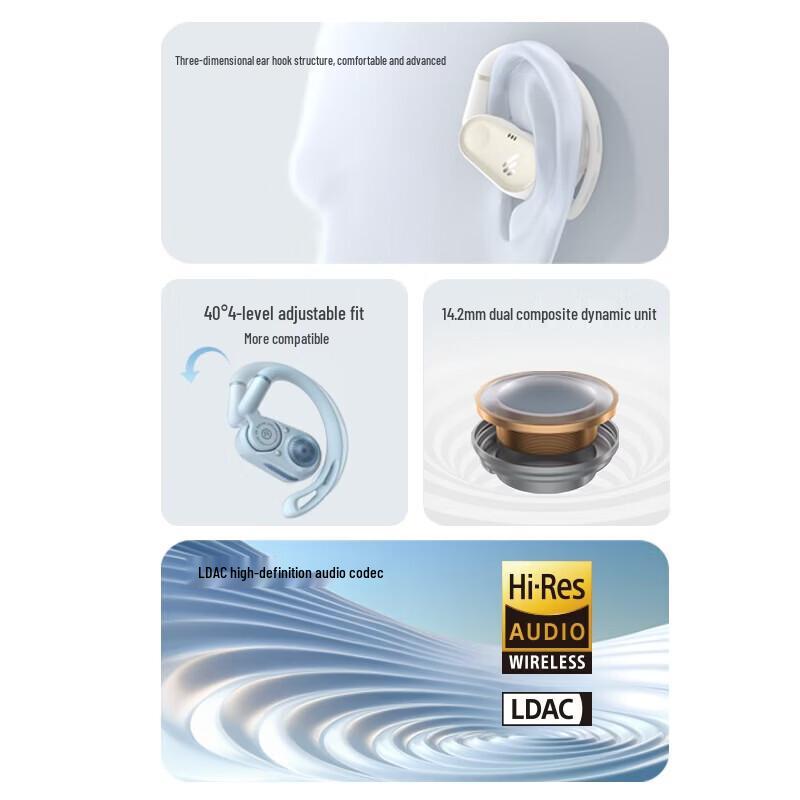 EDIFIER Comfo CC Open-Ear Sport Bluetooth Ear-hook Headphones