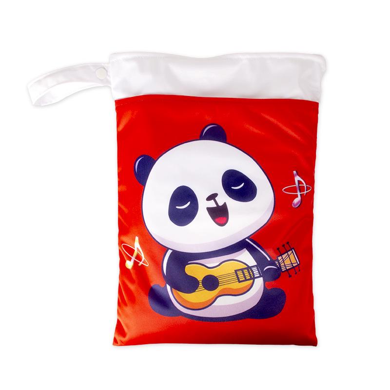 Новая водонепроницаемая сумка для подгузников двойного назначения 25x35 с двойной молнией