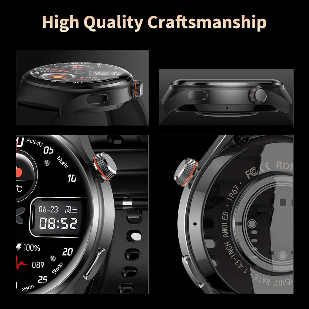 SCOSDING 2023 Новые NFC Смарт-часы Мужские спортивные часы с голосовым вызовом GT4 Pro Компас GPS-трекер Водонепроницаемые умные часы для Huawei Xiaomi iOS