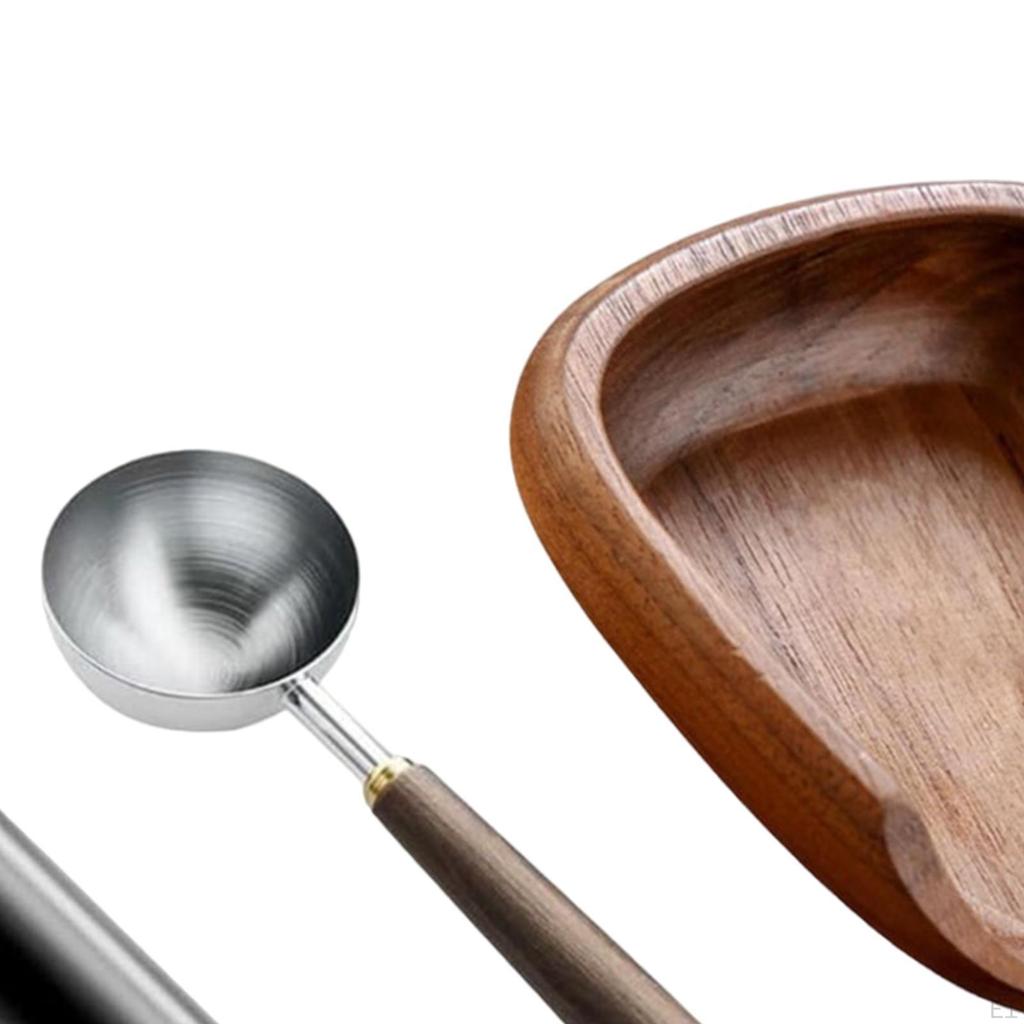 3 миски для кофейных зерен с мерной ложкой и контейнером для использования на кухне