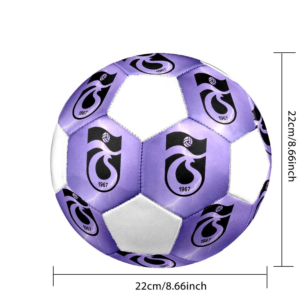 1PC SK Trabzonspor size 5 soccer ball PrahaIndoor Soccer Ball Colorful All Ages Machine Stitched PVC Competition Ready Durable High-Bounce