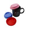1PCS 9cm Universal Reusable Silicone Cup Lids Fresh Cover Silicone Insulation Anti-Dust Cup Cover Coffee Mug Lids Cup Sleeve