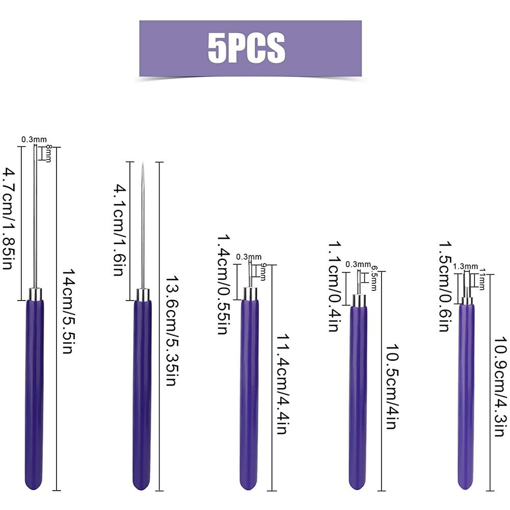 Набор инструментов для квиллинга, 5 шт. Инструменты для бумажных цветов, Инструменты для квиллинга с прорезями для скручивания бумажных цветов, Поделки своими руками для начинающих