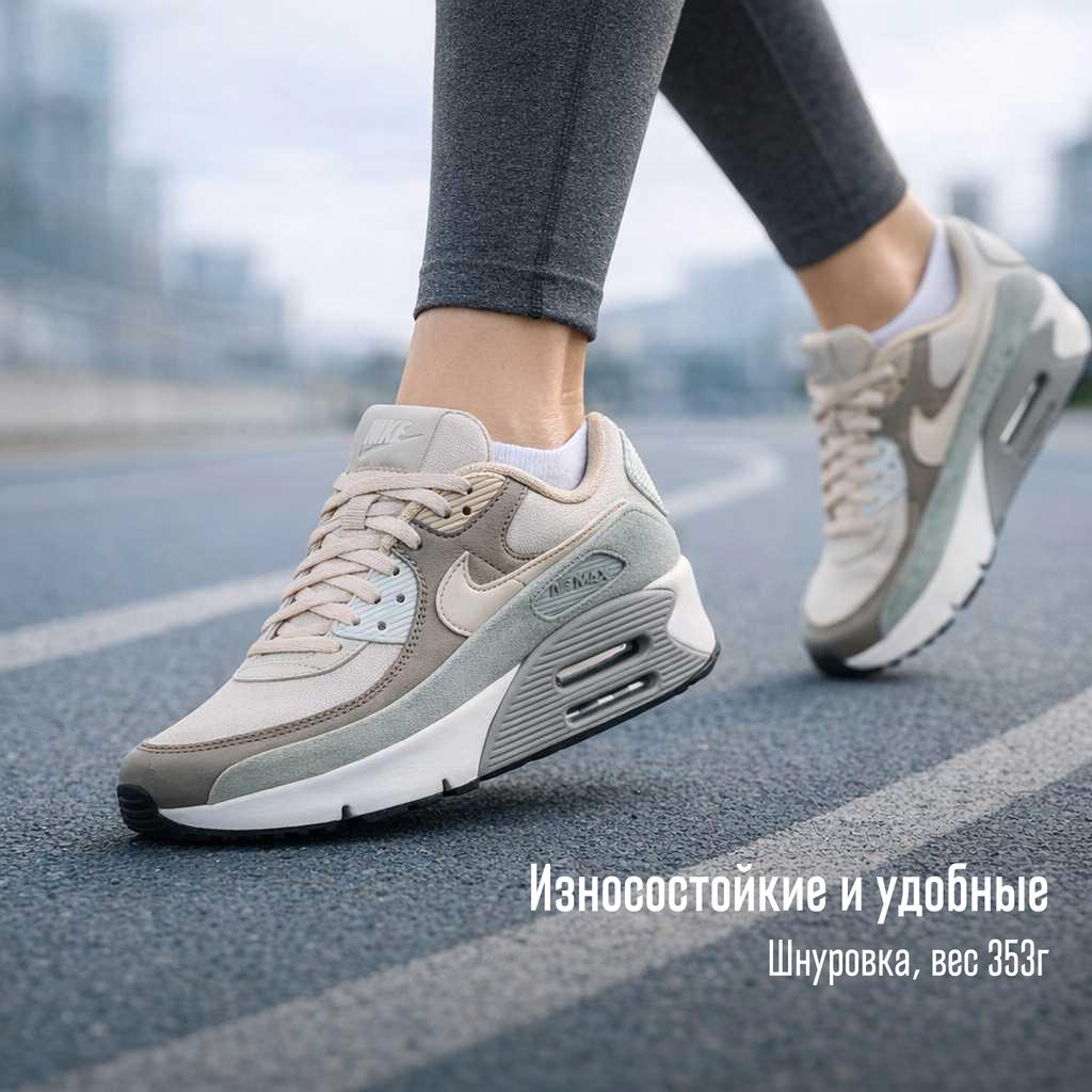 Nike Air Max 90 LV9 Sanddrift Jade Horizon женские кроссовки зеленые светло-армейские светло-костные FD4328-108