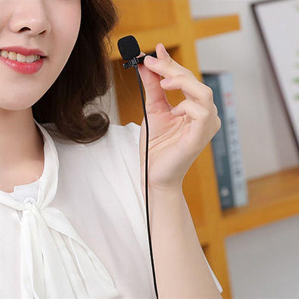 Телефон Запись голоса Шумоподавление Прищепка Маленький микрофон Петличный микрофон