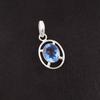 Oval Tanzanite Gemstone 925Sterling Silver Jewelry December Birthstone Pendant PP-6-2