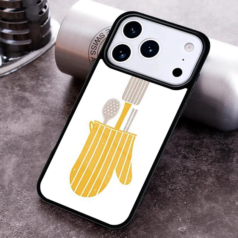 Чехол для телефона с рисунком «Люблю печь» Шеф-нож для iPhone 17 16 15 Pro Max Air 14 13 12 11 Plus Ударопрочный Capa Cover