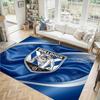 Canterbury-Bankstown Bulldogs Design Crystal Velvet Carpet Cozy Non?Slip Printed Rug For Bedroom Living Room Entrance