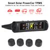 Solar Power Digital LCD Display Auto Security Universal Tyre Pressure Monitoring System Smart External Car TPMS 0.1-8Bar USB Charging