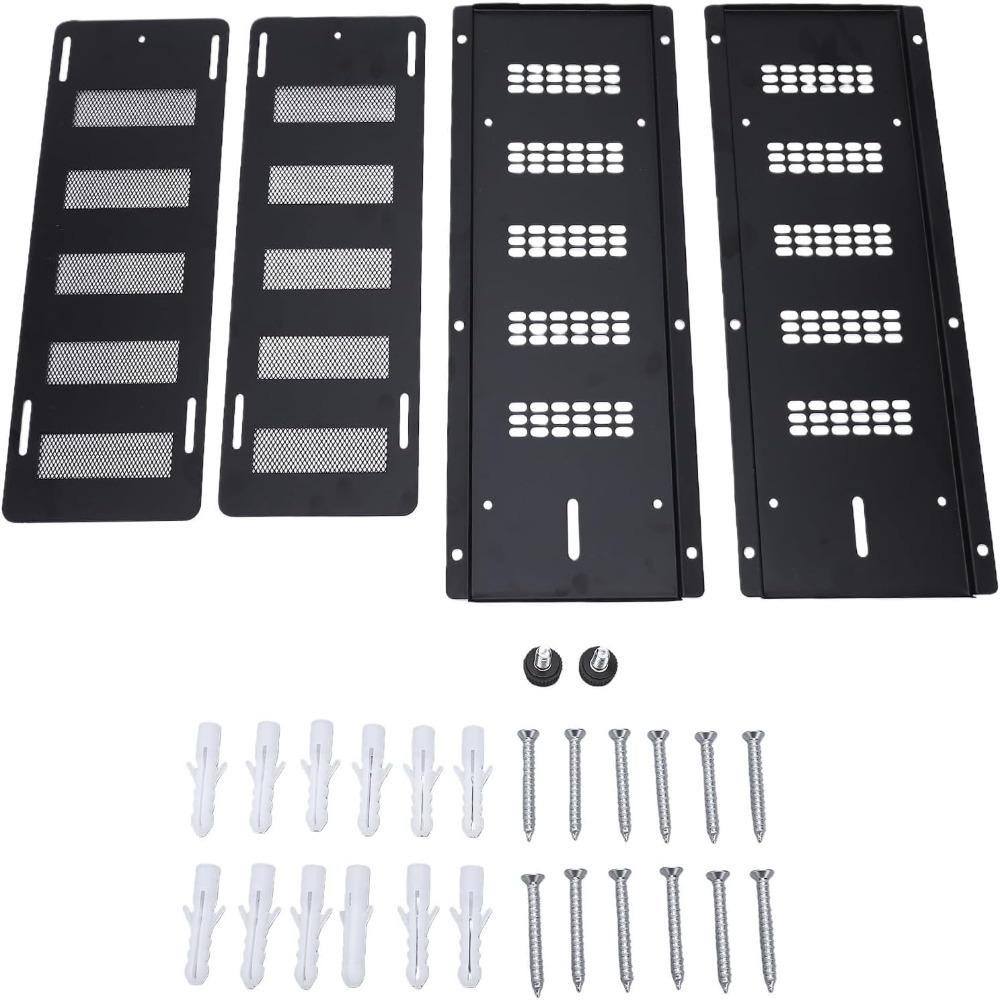 16x6.5 Inch Size Foundation Vent Cover Black Color Wall Vent Cover Crawl Space Ventilation