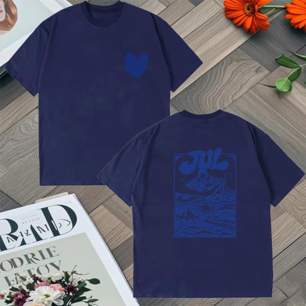 Rapper Jul Graphic TShirt Trend Fashion Hip Hop Tshirts Casual Cotton Short Sleeve Summer Oversize Streetwear Vintage Tee Shirt