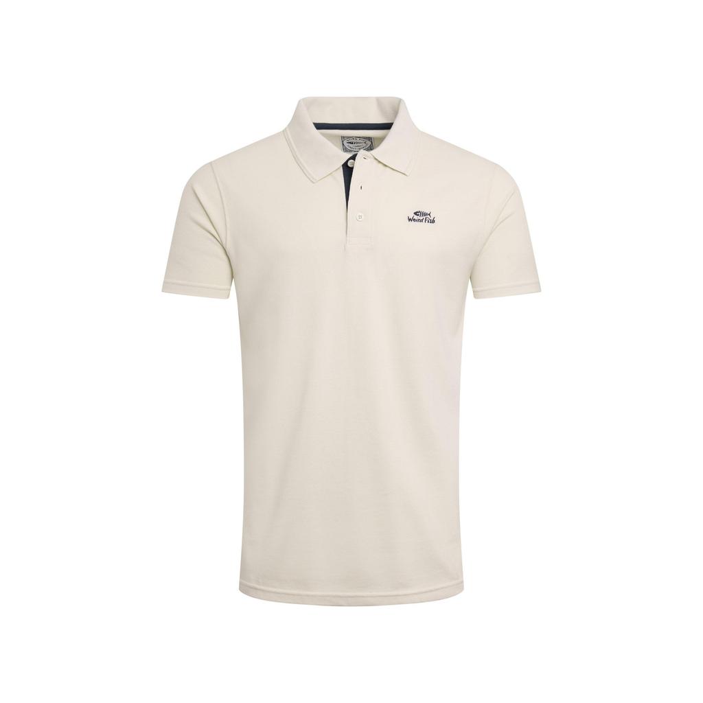 Weird Fish Mens Miles Pique Organic Polo Shirt