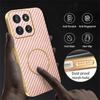 For Motorola Moto G56 5G Phone Case Carbon Fiber Textured Electroplated TPU Back Cover