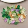Glass Leaf Charm Keychain & Bracelet Bead DIY Kit