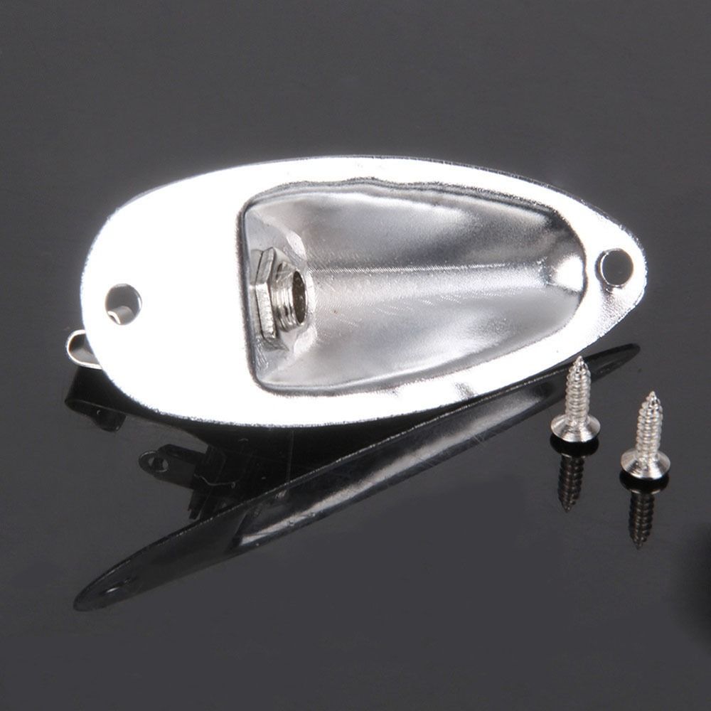 Electric Guitar Guitar Jack Plate Jack Socket Pickup Jack Replacement Parts Guitar Input Jack