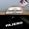 2Pcs LED Car Door Logo Projector Ghost Shadow Light For Mitsubishi Pajero V87 V93 V97 V80 2007 - 2015 2016 2017 2018 Accessories