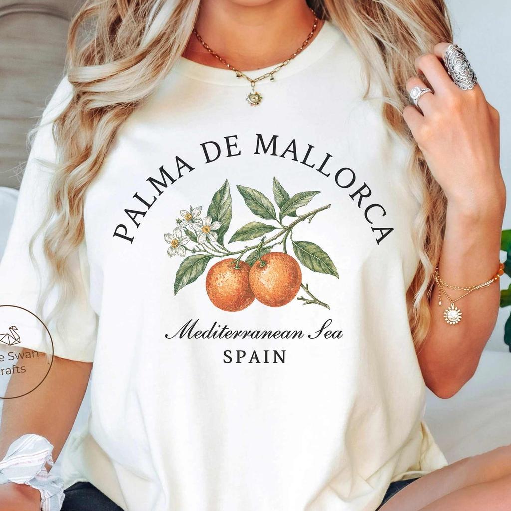 Mallorca Spain Shirt, Oranges T-shirt, Unisex