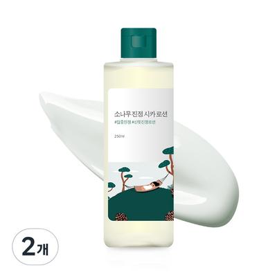 Успокаивающий лосьон Round Lab Pine Cica, 2 упаковки, 250 мл