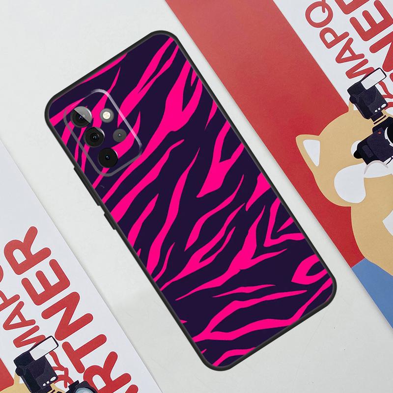 Чехол с принтом "Зебра" для Samsung Galaxy A36 A35 A55 A06 A16 A26 A56 A53 A32 A52 A33 A13 A14 A34 A54 A17 A15