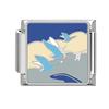 Браслет из звеньев-шармов, фурнитура для изготовления украшений, модуль, аксессуары, текстура нержавеющей стали, материалы для изготовления браслетов