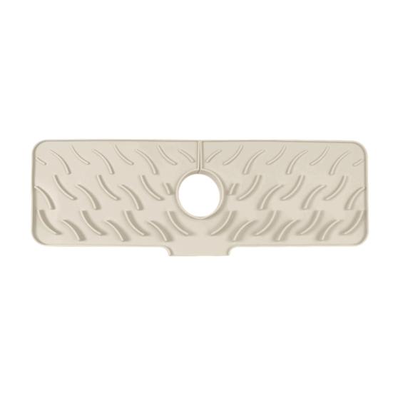 Силиконовый коврик для раковины Быстросохнущий коврик Защита от брызг на кран Водосборник Коврик против брызг для кухни ванной