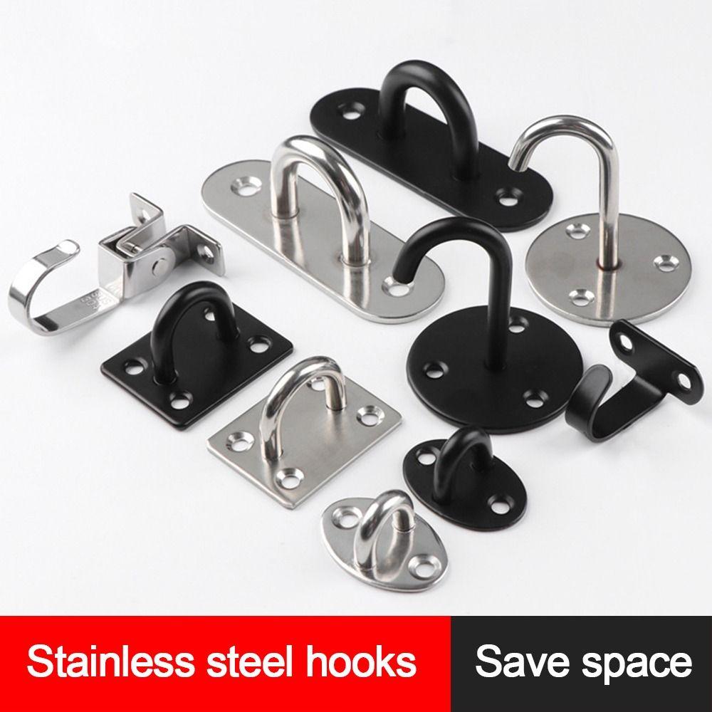 1Pcs U/J-Shaped Wall Hook Plate Deck Door Buckle New Ceiling Mount Hanger  for Fan Lamp