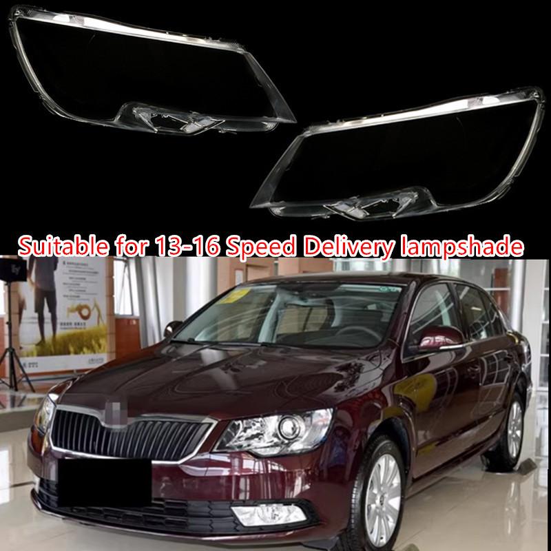 Прочный прозрачный чехол для фар для Skoda Superb 2013-2015 - Высокая светопропускаемость