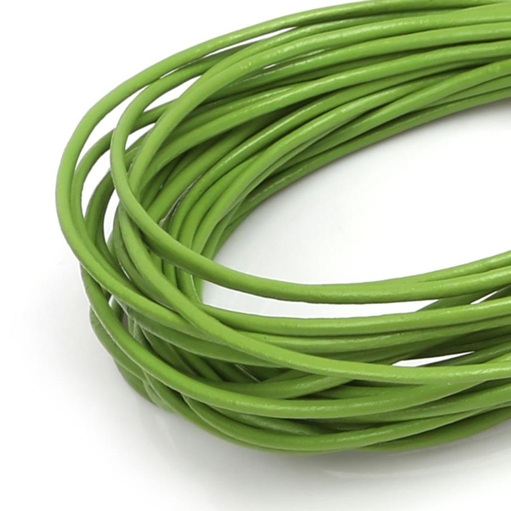 Натуральная круглая кожаная нить для изготовления браслетов, ювелирных изделий, DIY, шнур, шнур