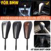 Автоматическая Для BMW E81 E82 E87 E90 E91 E93 E36 E38 E46 Z4 Z3 E53 E60 X5 X3 Ручка переключения передач кожаная Селектор Новинка Автозапчасть