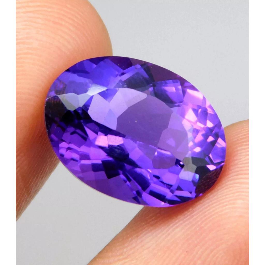 Natural Purple Amethyst A++ 7-9 Ct Oval Cut Certified Beautiful Loose Gemstone