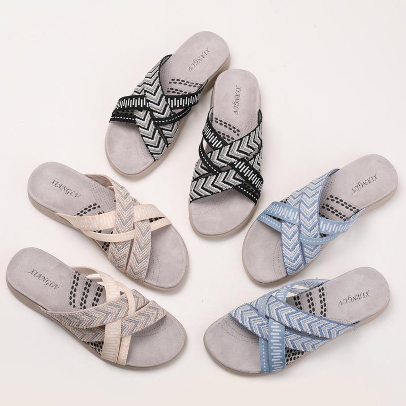 Женские летние балетки и сандалии Женская пляжная прохлада на мягкой подошве