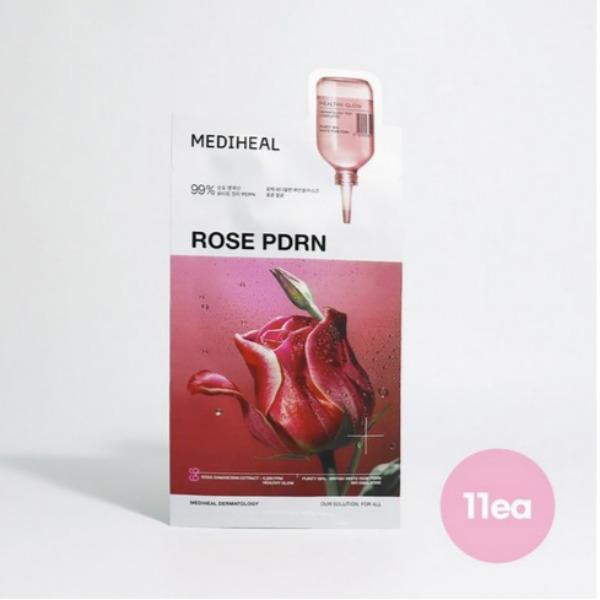 MEDIHEAL Rose Essential Pore Glow Sheet Mask Set (11 Sheets)