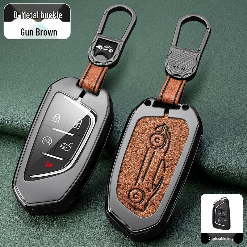 Премиальный металлический чехол для ключа Cadillac XT5, CT5, XT4, XT6, CT6, XTS, ATSL, CT4