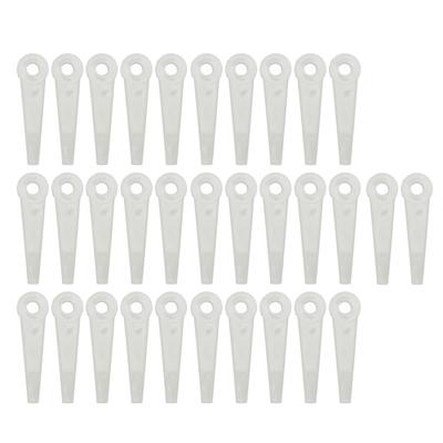 32 шт., пластиковые режущие лезвия, сменные лезвия для газонокосилки, аксессуары для головки триммера для травы