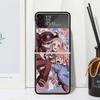 Anime Toilet Bound Hanako Kun Phone Case For Samsung Galaxy Z Flip Zflip 6 Flip6 5 Flip5 4 Flip4 3 Flip3 5G Art Fundas Black Cov