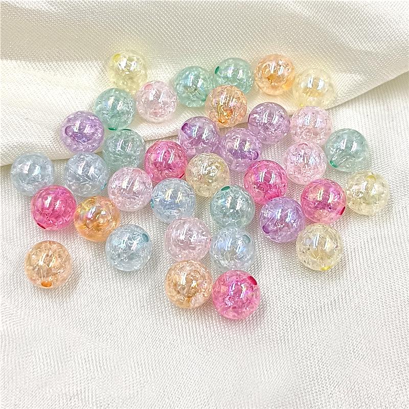 Broken Illusions DIY Fashion Loose Beads Jewelry Accessories Acrylic 4 Size 10pcs for Bracelet Necklace Making