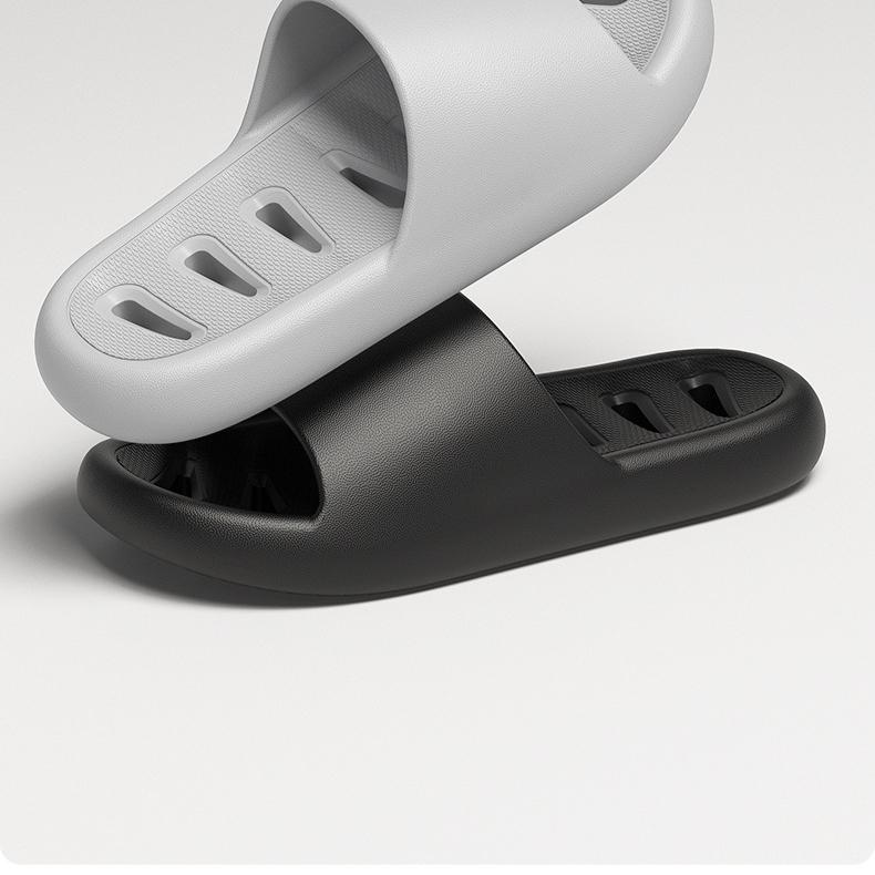 Нескользящие тапочки для ванной для мужчин и женщин, летние домашние тапочки для ванной комнаты из ЭВА с защитой от протечек