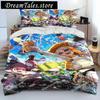 S-Splatoon Game Gamer Cartoon Comforter Постельное белье, пододеяльник, наволочка, комплект постельного белья размера King Queen Size для детей