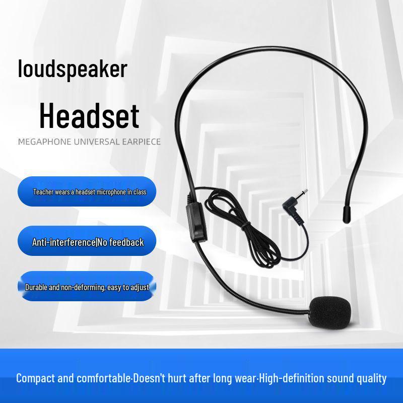 Little Bee Megaphone Earphone & Clip-on Mic for Classroom Tour Guide