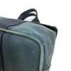 HERMES Valparaiso PM Tote Bag Flap Bag Hand Bag cotton / Leather Black