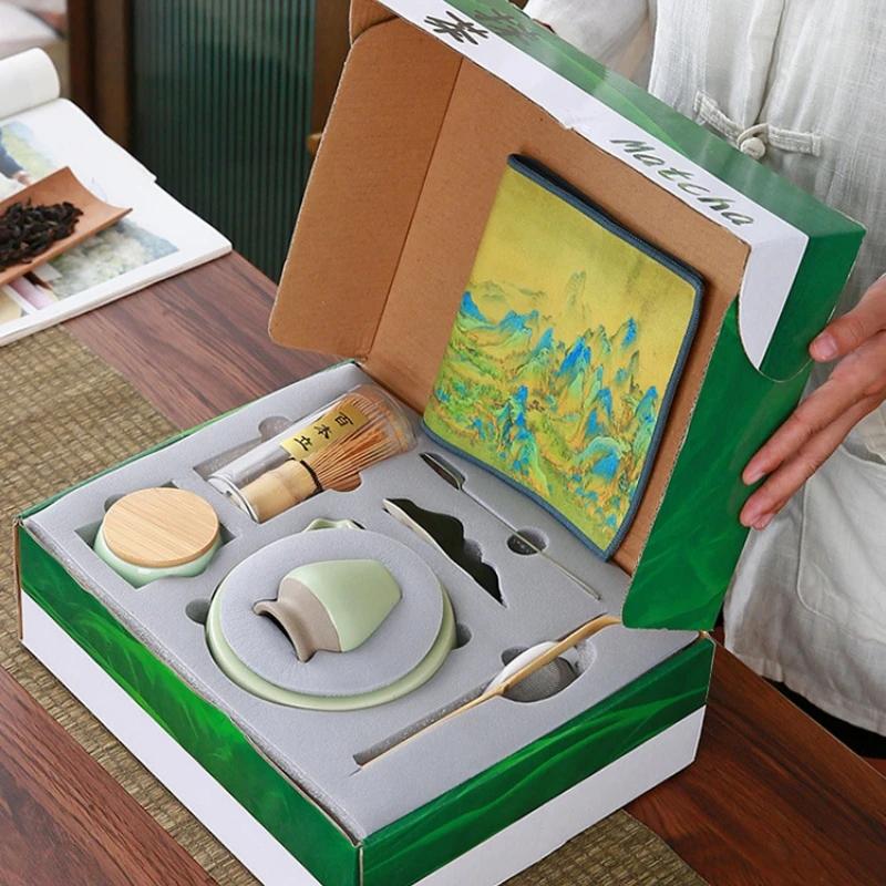 Japanese Matcha Tea Set Bamboo Tea Spoon Indoor Drinking Tea Brewing Utensils Song Dynasty Kung Fu Tea Accessories Birthday Gift