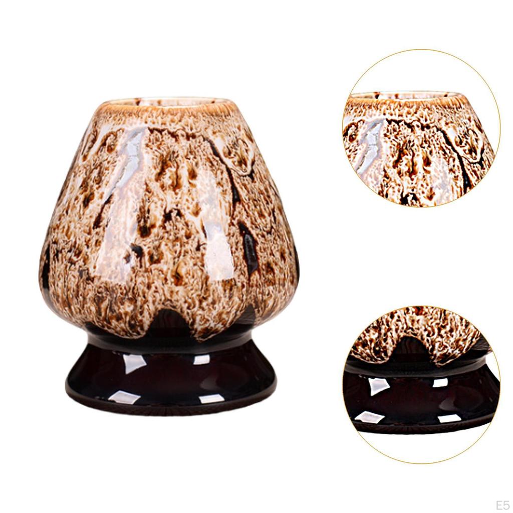 Porcelain Matcha Whisk Stand Set for Tea Aficionados