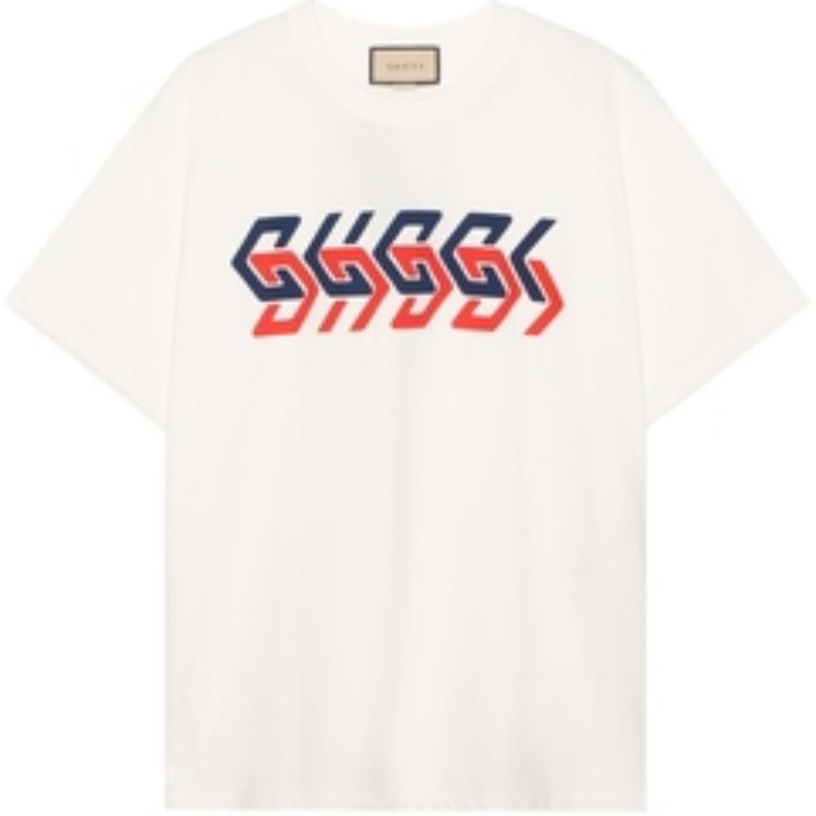 Gucci Футболка с зеркальным принтом 616036-XJDV9-9275