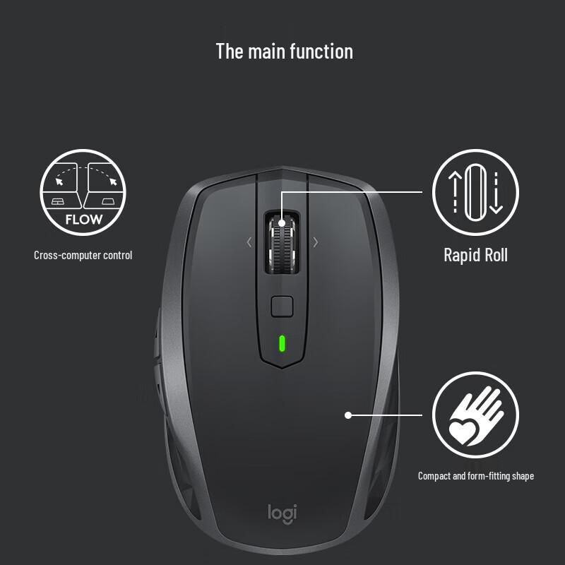 Logitech MX Anywhere 2S Wireless Bluetooth Mouse