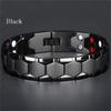 Мужской браслет 3 в 1 Энергетический браслет для здоровья Артрит Витой Магнитный Изысканный Браслет Мужской Подарок Браслет для Энергетической Терапии AVE