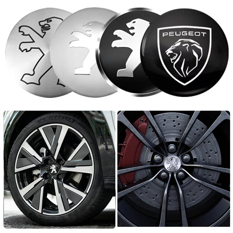 Peugeot Металлические наклейки-эмблемы на центральные колпачки колес для Peugeot 408 4008 308 3008 Rifter 5008 508 2008 208 301 RCZ 106